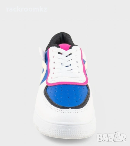Модерни спортни кецове – Стилен цветен дизайн ОХ-20023-6 white/blue, снимка 3 - Кецове - 53710830