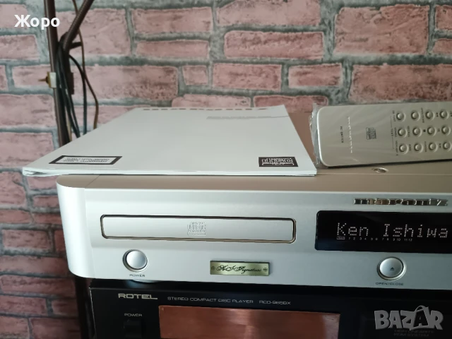 ⏯️Клип. Marantz CD-17mk II - транзисторен плеър с 2xHDAM Class A, снимка 2 - Ресийвъри, усилватели, смесителни пултове - 50546553
