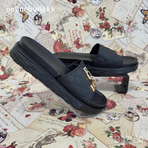 Дамски чехли - свежо попълнение за лятото 🍒, снимка 3 - Чехли - 51078047