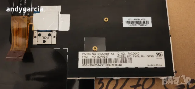 Lenovo Thinkpad P50 P70 P71 P51 keyboard button, бутон за клавиатурата, снимка 7 - Клавиатури и мишки - 47179160