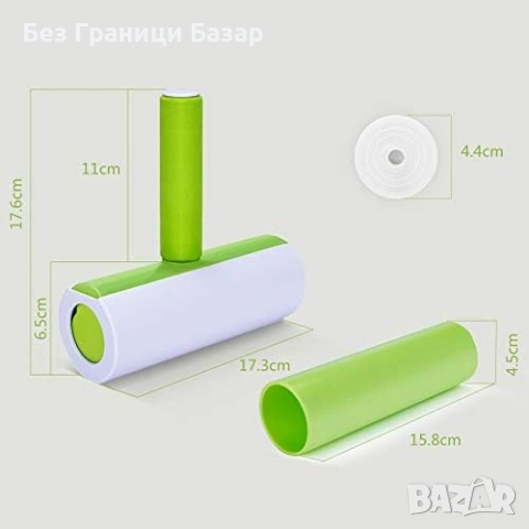 Нов Миещ се ролер за косми от домашни любимци и прах за многократна употреба, снимка 7 - Други стоки за дома - 53175004