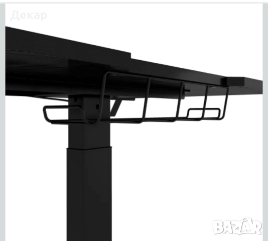 Геймърско бюро с регулируема в-на ,кука за слушалки и поставка за чаша, снимка 5 - Бюра - 51715152