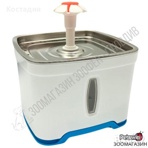 Автоматичен Диспенсър/Фонтан за Вода - за Куче/Коте - 2.5L - Square Water Fountain - Pet-Interest, снимка 2 - За кучета - 27600176