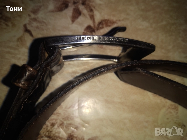 RENE LEZARD Оригинал Нов Кожен Мъжки Колан 115см., снимка 7 - Колани - 52562887