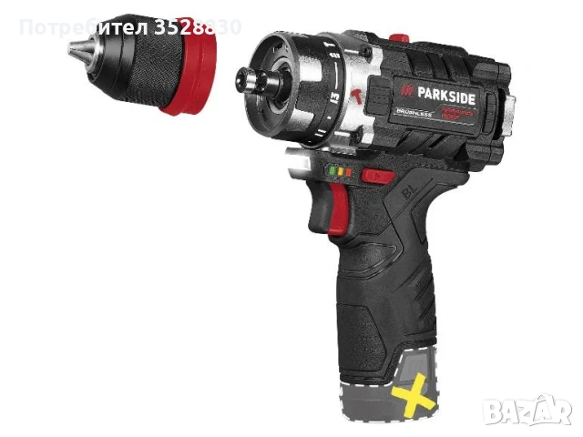 12v ударен винтоверт/бормашина Parkside Performance PSBSAP 12 A1 Парксайд Перформанс НОВ ГАРАНЦИЯ, снимка 3 - Други инструменти - 53147492