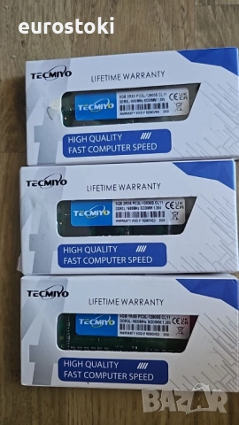 TECMIYO DDR3L 1600MHz 8GB комплект (2x4GB) Ram PC3L-12800S CL11 1.35V/1.5V PC3 12800, снимка 7 - RAM памет - 51546355