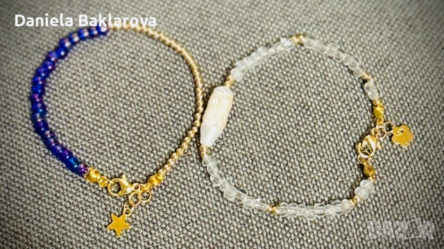 Колиета и гривни от естествени камъни, кристали, перли и стомана, снимка 12 - Колиета, медальони, синджири - 52033967