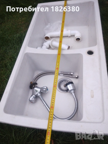 Кухненска мивка с две корита , снимка 5 - Мивки - 51684088