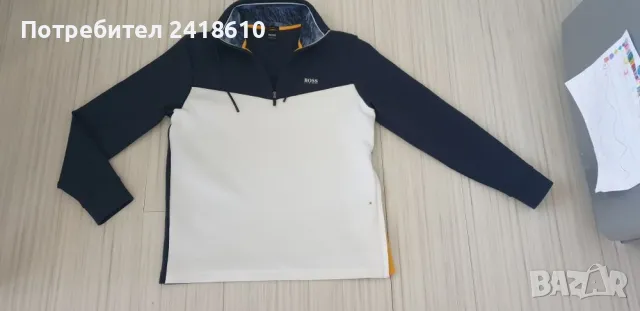 Hugo Boss Sweat 1 Half Zip Regular Fit Mens Size M НОВО!  ОРИГИНАЛ! Мъжко горнище с 3/4 Цип!, снимка 12 - Спортни дрехи, екипи - 47437893