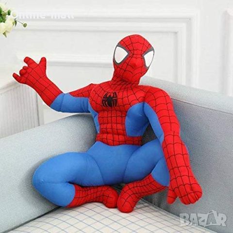 Голяма плюшена играчка Спайдърмен, Плюшен Spiderman, 20/60см, снимка 4 - Плюшени играчки - 46730029