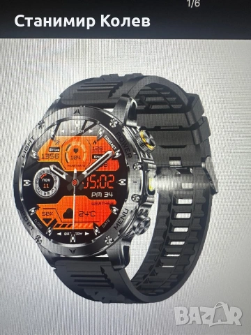 Продавам Смарт часовник XIAOMI АК 87, снимка 1 - Слушалки, hands-free - 52493643