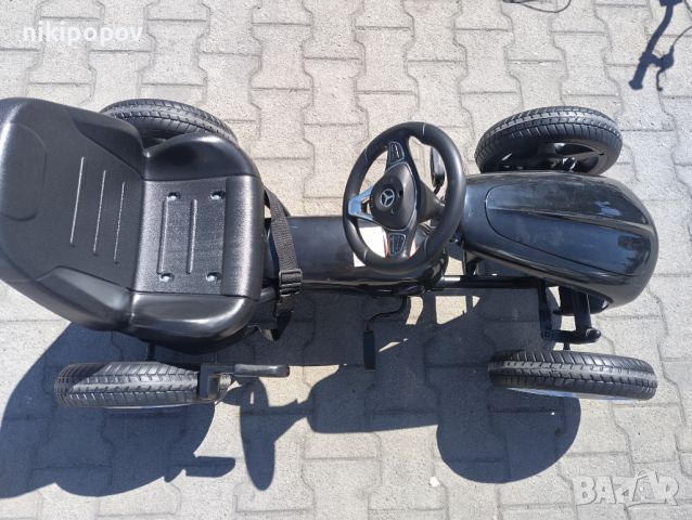 MERCEDES-BENZ eva картинг кола GO KART черен, снимка 2 - Велосипеди - 45263897