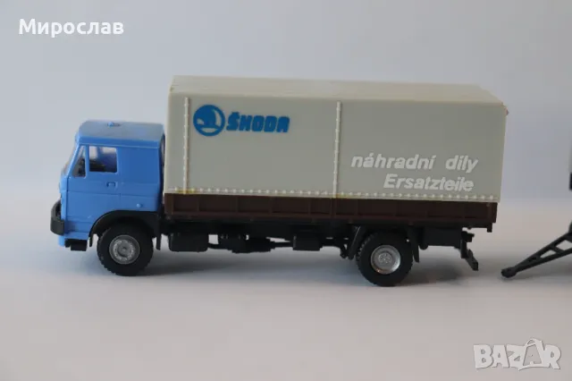 IGRA H0 1/87 LIAZ SKODA КАМИОН МОДЕЛ КОЛИЧКА ИГРАЧКА, снимка 2 - Колекции - 49242620