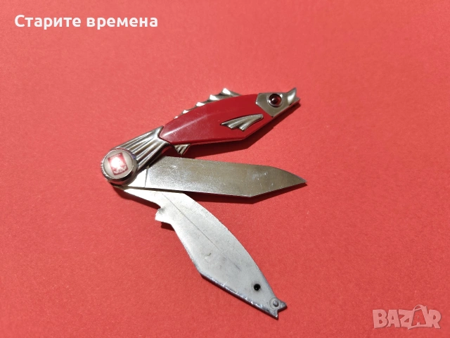 ВИНТИДЖ СЪВЕТСКО ДЖОБНО НОЖЧЕ ТИП РИБА, снимка 5 - Ножове - 54138274