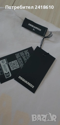 DSQUARED2 Cotton Mens Size XL НОВО! ОРИГИНАЛ! Мъжка Тениска!, снимка 7 - Тениски - 54192695