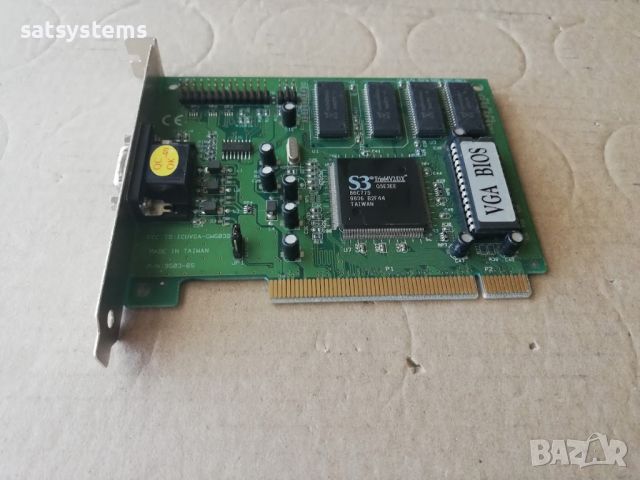 Видео карта S3 Super Trio 64V2/DX Gainward GW503D 2MB PCI, снимка 15 - Видеокарти - 38961415