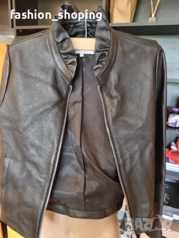 Дамско кожено яке Claudie Pierlot Paris, размер 38, снимка 9 - Якета - 51864202