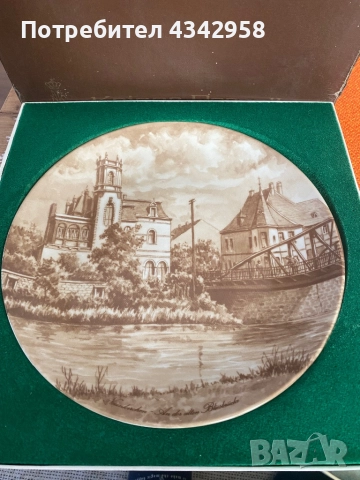 Kaiser Porcelain.Антик. Чиния за стена.