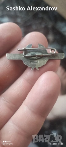 Знак за заслуги SPF - Sporrong Швеция, снимка 2 - Антикварни и старинни предмети - 50659619