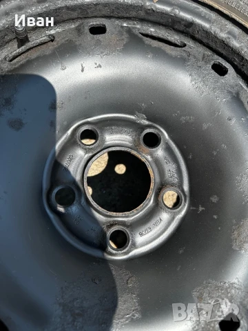 Железни джанти 5х100 5J ET35 Seat Ibiza VW Polo, снимка 6 - Гуми и джанти - 50703522