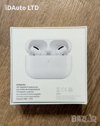 Apple AirPods Pro Слушалки безжични MagSafe Charging Case, епъл, снимка 4 - Слушалки и портативни колонки - 47245275