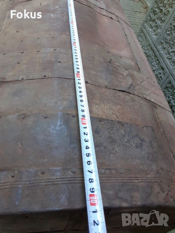 Автентичен стар възрожденски сандък за чеиз с метален обков, снимка 9 - Антикварни и старинни предмети - 53478278