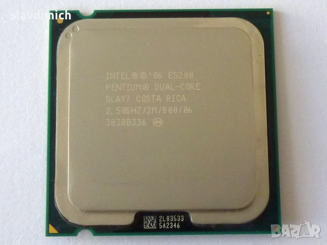 Процесор Intel Pentium E5200 2.5 GHz 775 Socket , снимка 1