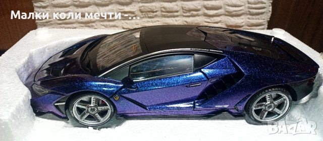 Метална количка Lamborghini Centenario - 2016 г.  Мащаб 1:18 , чисто нова 