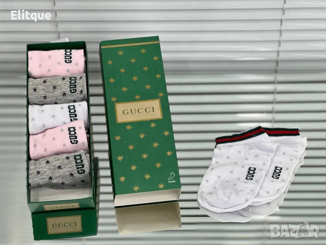 6 чифта чорапи в кутия  alonpuma calvin klein Victoria's secret Tommy Hilfiger Louis Vuitton , снимка 5 - Дамски чорапи - 52941956