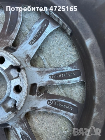 Джанти 17 цола 5х112 за Мерцедес, снимка 4 - Гуми и джанти - 54060579