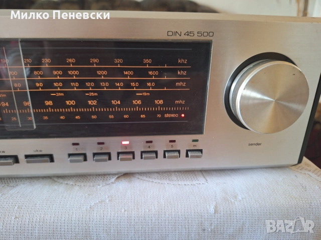 SOUND-6002 HI FI VINTAGE STEREO TUNER.MADE IN JAPAN FOR WEST GERMANY., снимка 4 - Ресийвъри, усилватели, смесителни пултове - 51479389
