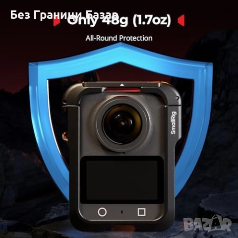 Нова Ултралека клетка за DJI Osmo 360 със студена обувка и 1/4'' резба, снимка 6 - Чанти, стативи, аксесоари - 51920269