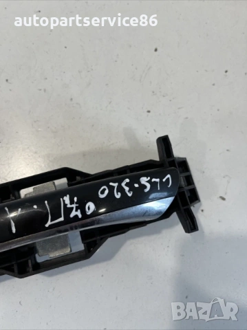 Външна дръжка предна лява врата черна 3.2 CDI за Mercedes CLS W219 (2009), снимка 2 - Части - 54041616