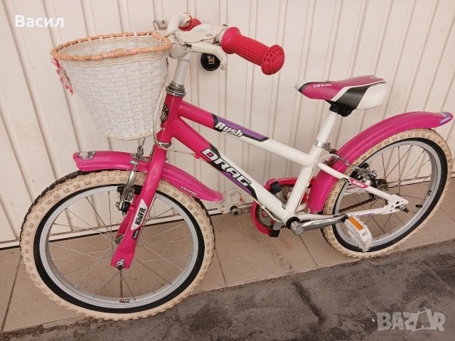 Детско колело Драг 18 цола с кошница , снимка 5 - Велосипеди - 54120983