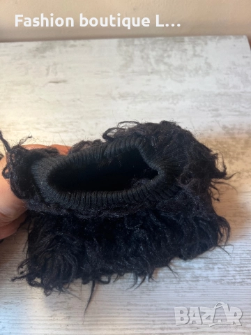 Черни пухени гети с дълъг косъм 🖤🖤, снимка 5 - Други - 52278747