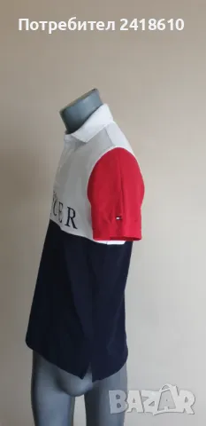 Tommy Hilfiger Colorblock Pique Cotton Regular Fit Mens Size XS НОВО! ОРИГИНАЛ! Мъжка Тениска!, снимка 8 - Тениски - 49336985