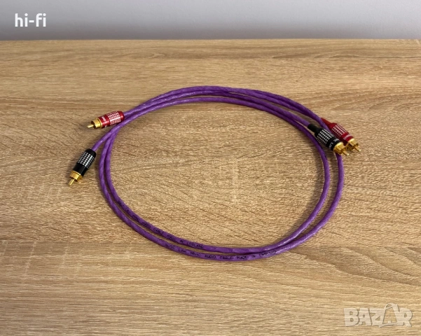 Sonic Link Ultra Violet (Black Rhodium) RCA / Аудио кабели, снимка 3 - Ресийвъри, усилватели, смесителни пултове - 53610505