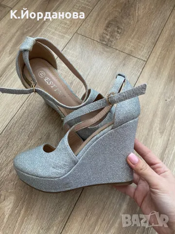 Дамски обувки на платформа , снимка 2 - Дамски елегантни обувки - 49991507