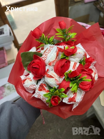 Букети от вечни рози, снимка 10 - Ръчно изработени сувенири - 52499598
