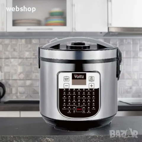 Мултикукър под налягане Oliver Voltz 5L с 45 програми и функция отложен старт, снимка 4 - Мултикукъри - 49927792