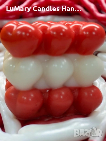 Свещ “Сърца в хармония”, снимка 3 - Декорация за дома - 53224774