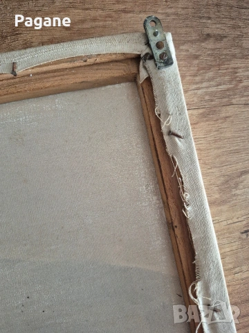 Ретро картина „Конете на фараона“ – рисувана върху платно (60х40 см) ​, снимка 6 - Картини - 53571877