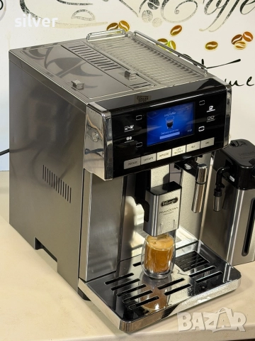 Кафемашина кафе автомат delonghi Primadonna Exclusive с гаранция, снимка 4 - Кафемашини - 52942432
