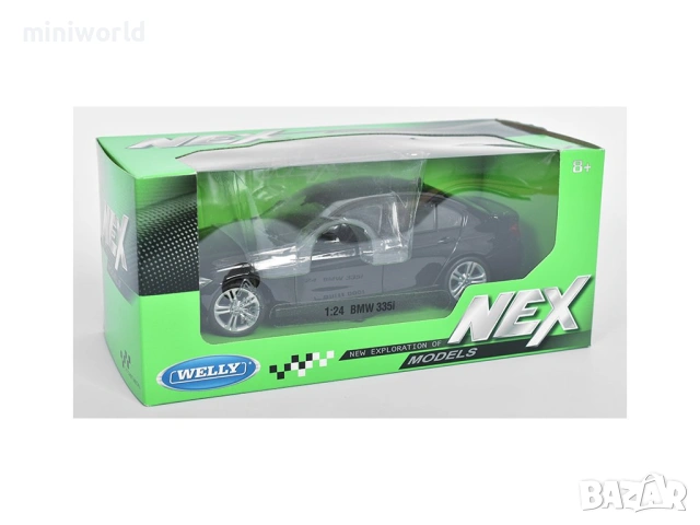 BMW 335i F30 2014 - мащаб 1:24 на Welly моделът е нов в кутия, снимка 5 - Колекции - 53615597