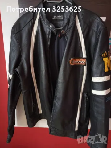 Кожено яке естествена кожа, снимка 2 - Якета - 49769534