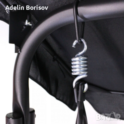 Градинска люлка A-Type с бежови възглавници и поставки за напитки - елегантност и комфорт, снимка 6 - Градински мебели, декорация  - 53873220