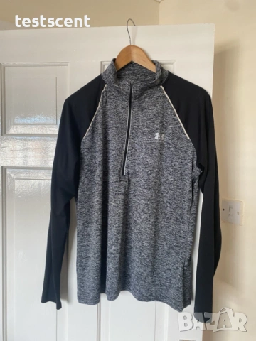 Under Armour Мъжка Блуза с Дълъг Ръкав – XL черно и сиво
