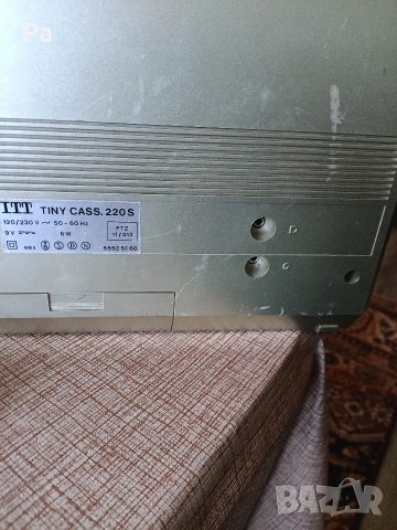 Касетофон Phillips 066 и Itt tiny 220, снимка 7 - Радиокасетофони, транзистори - 53860491