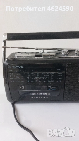 Касетофон NOVA, снимка 6 - Радиокасетофони, транзистори - 52373400