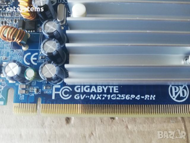 Видео карта NVidia GeForce Gigabyte NX7100 GS 256MB GDDR2 64bit PCI-E, снимка 7 - Видеокарти - 45146203